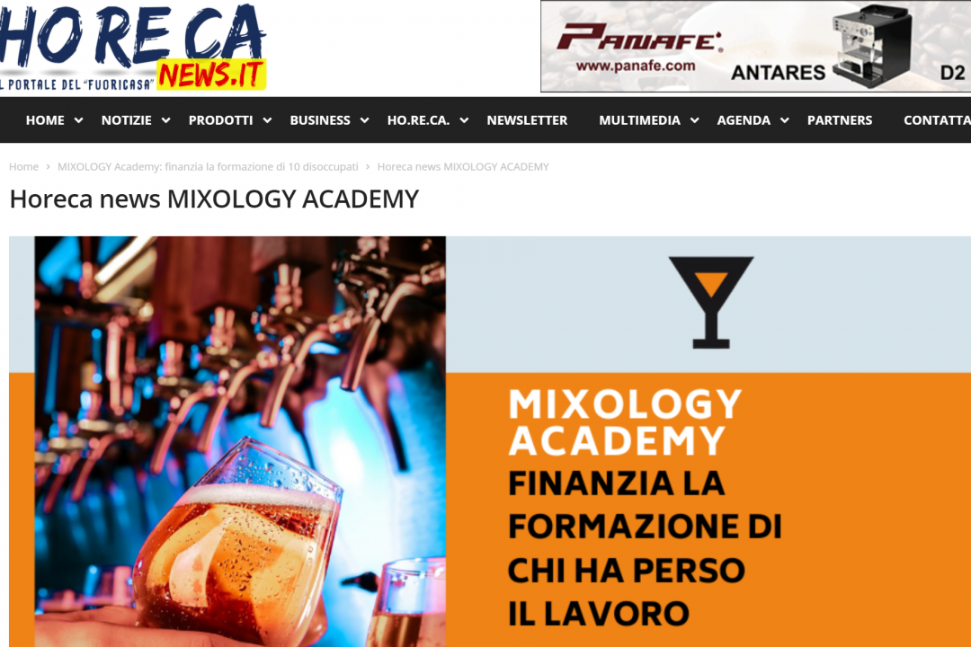 Horeca news su MIXOLOGY Academy