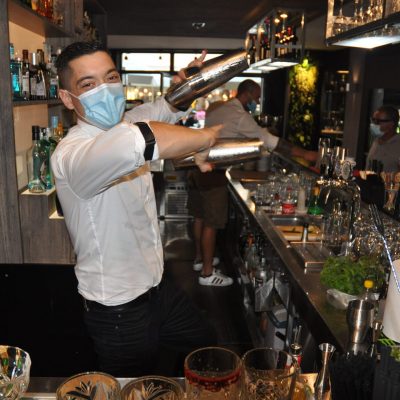 Bartender anti Covid